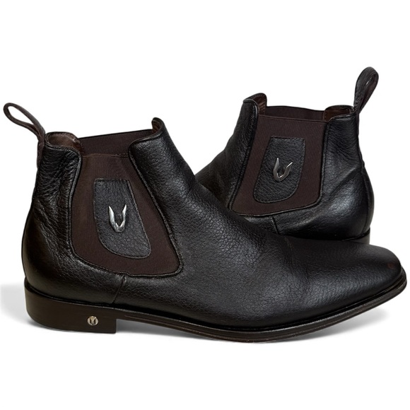 Vestigium Men's Dark Brown Chelsea Boots - Size 9 EE - Very Nice Condition